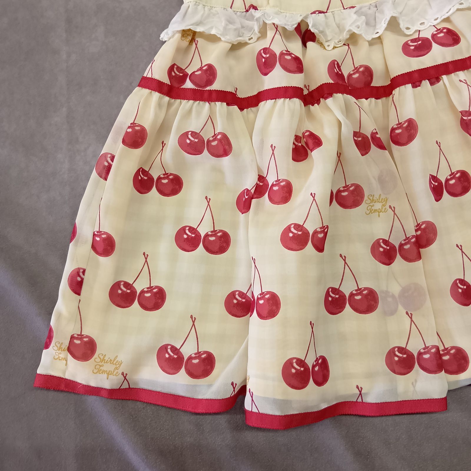 Shirley Temple シャーリーテンプル ワンピース チェリー柄 さくらんぼ 