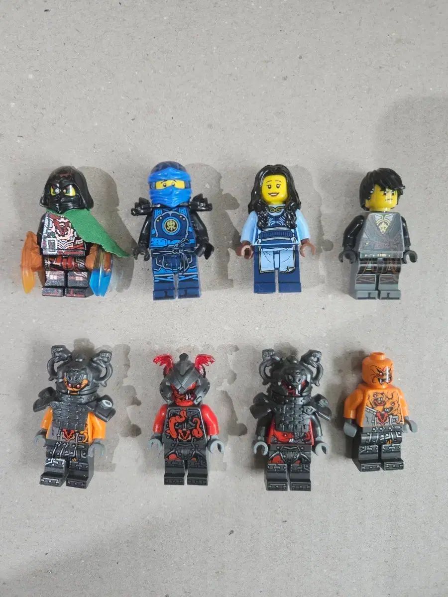 LEGOブロック ニンジャゴー ミニフィギュア 8種 まとめ