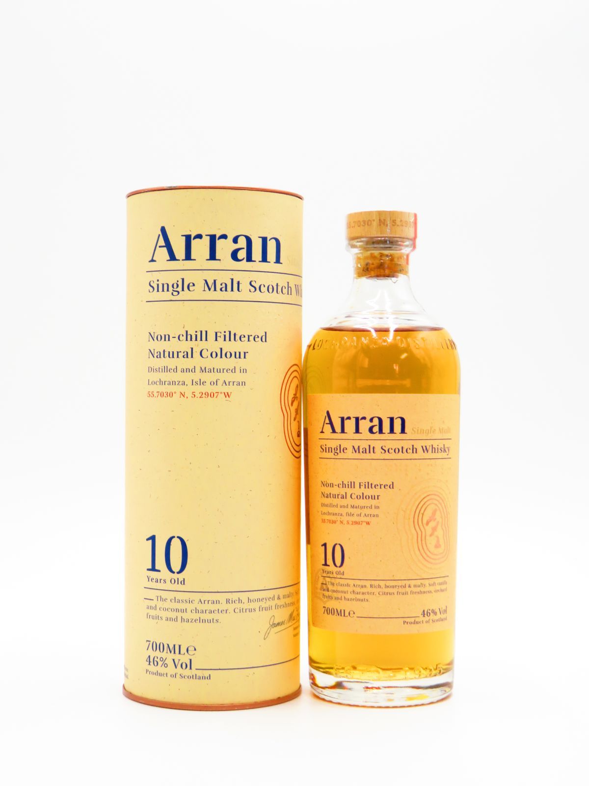 アランモルト 10年 シングルモルトウイスキー 700ml - メルカリ