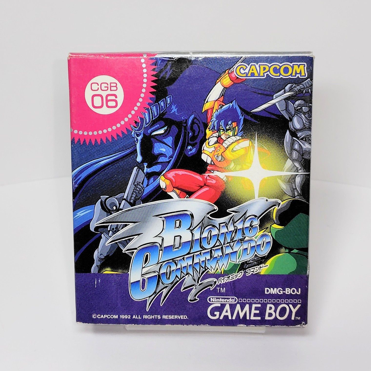 カプコン GB バイオニックコマンドー ゲームボーイ 箱 説明書 付き