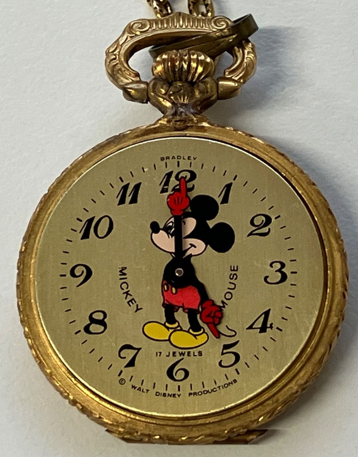 T995 HOT！ ミッキーマウス 懐中時計 手動巻き 非稼働品 - メルカリ