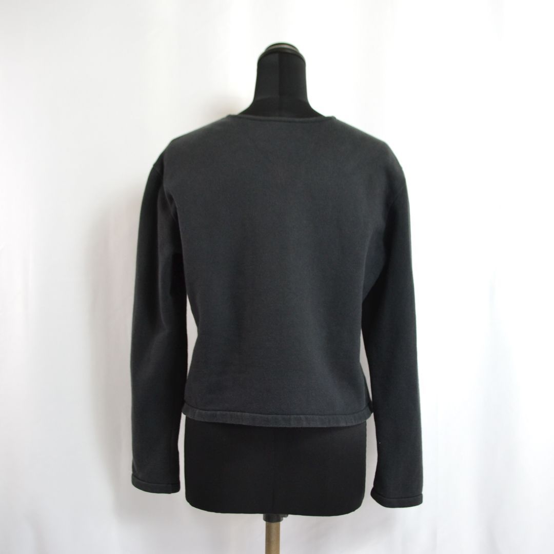 極美品】agnes b.アニエスベー 日本製 コットン製裏起毛 ロゴボタン