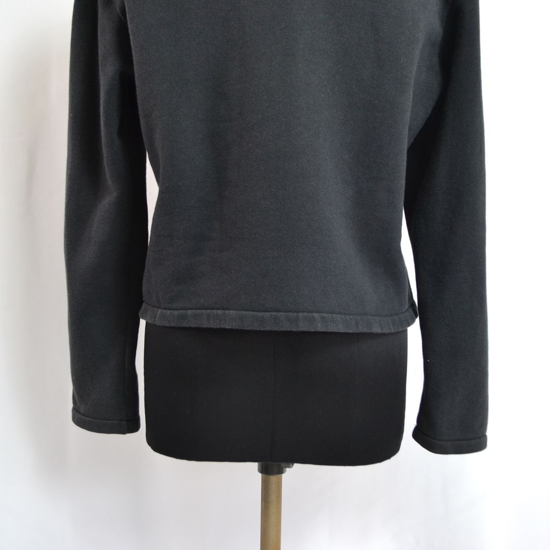 極美品】agnes b.アニエスベー 日本製 コットン製裏起毛 ロゴボタン