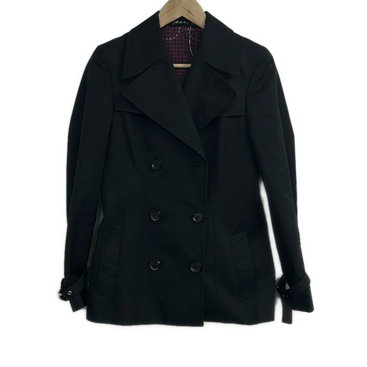 GUCCI(グッチ) トレンチコート サイズ40 M レディース - 163453 黒