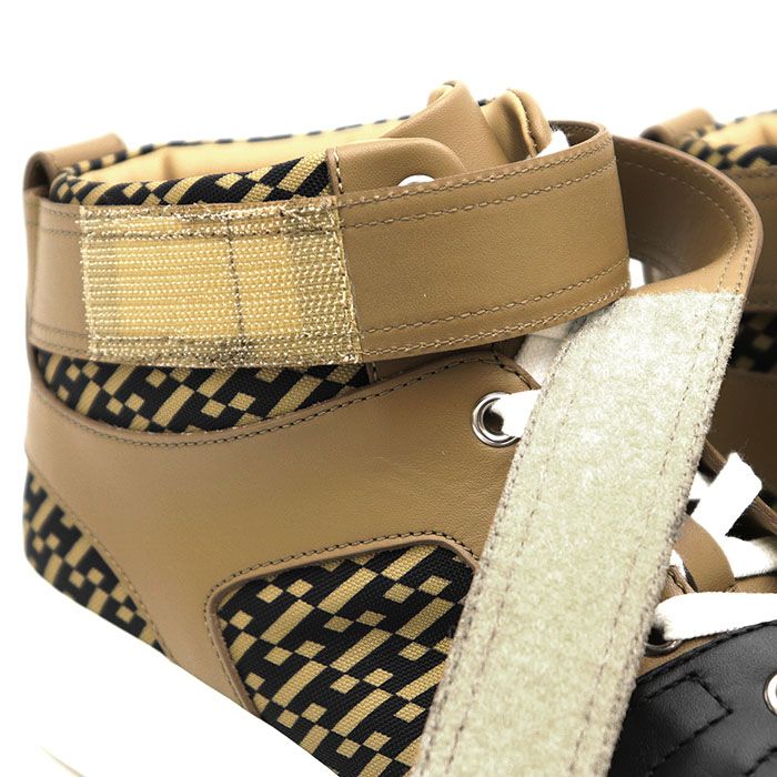 極美品】HERMES エルメス スニーカー フリースタイル ハイカット H