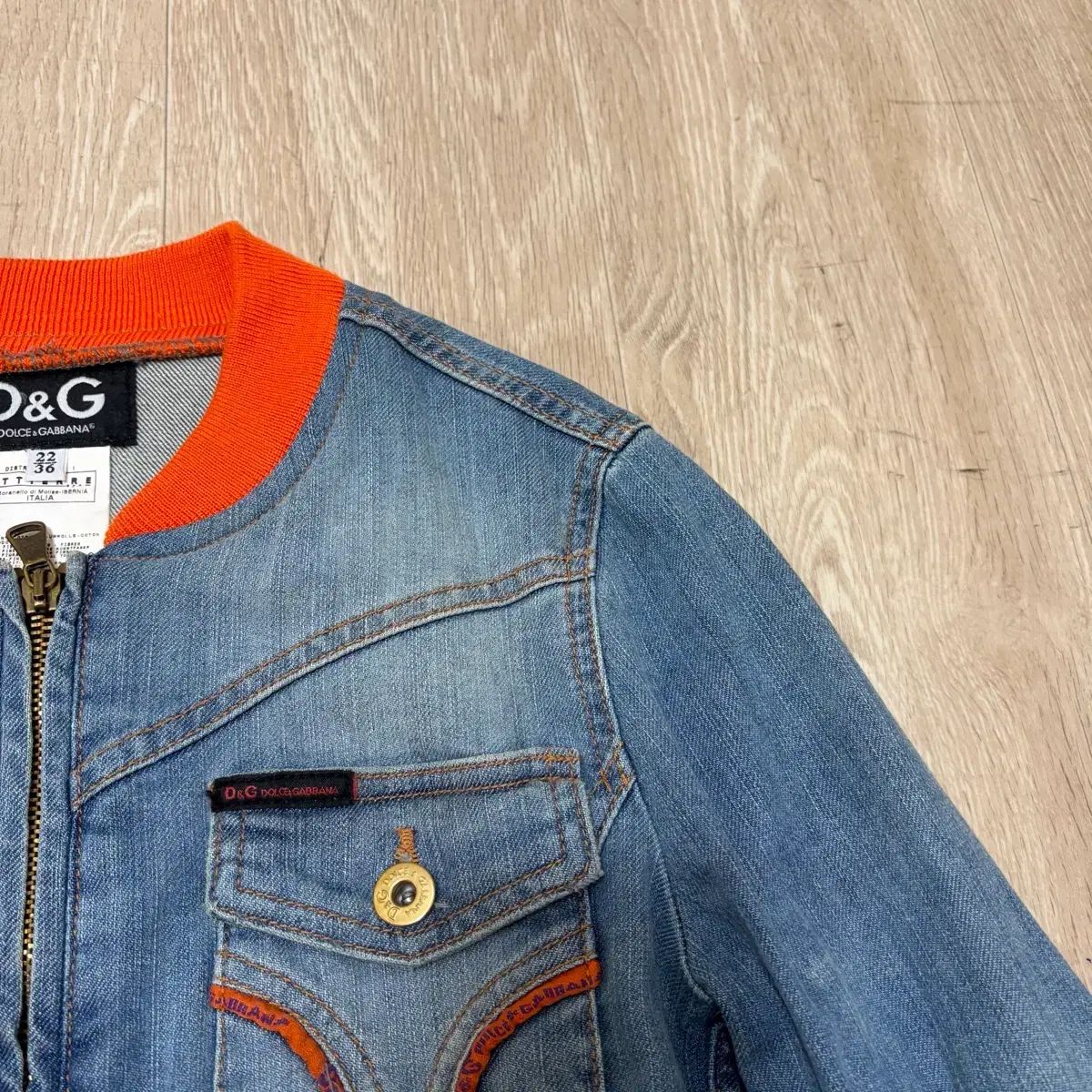 ドルチェ&ガッバーナ　レディースデニムジャケット Dolce&Gabbana ドルチェ＆ガッバーナ リー レディース デニム