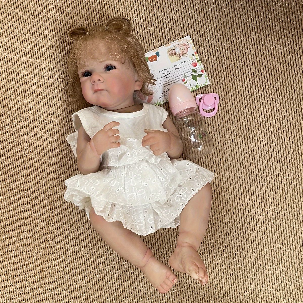 本物そっくり】リボーンドール 48cm プリンセス 抱き人形 お風呂対応