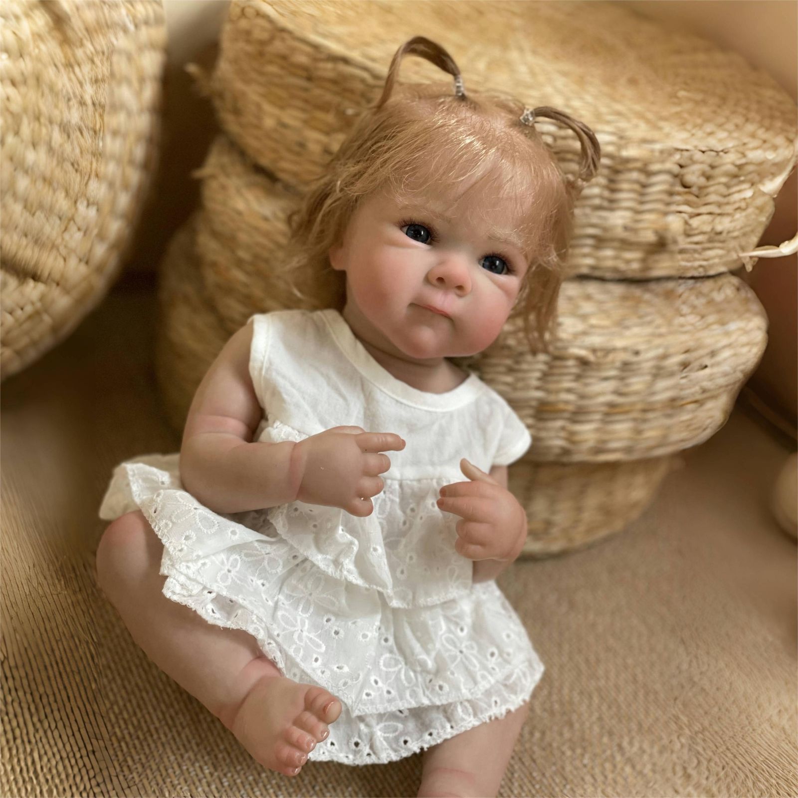 本物そっくり】リボーンドール 48cm プリンセス 抱き人形 お風呂対応