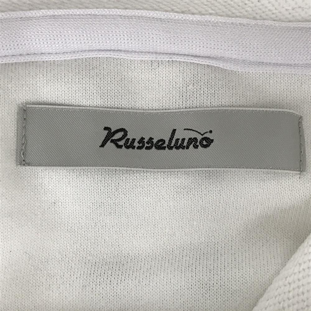 ラッセルノ パーカー 白×イエロー ルチャマスク トレーナー メンズ 4(M