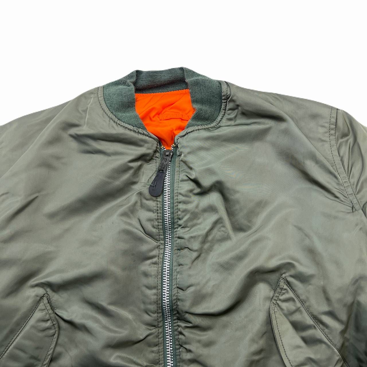 アルファ MA-1 フライトジャケット メンズ XLサイズ カーキ オリーブ