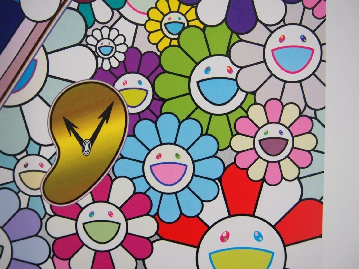 Y]『タイムマシンでレッツゴー』村上隆 ドラえもん シルクスクリーン