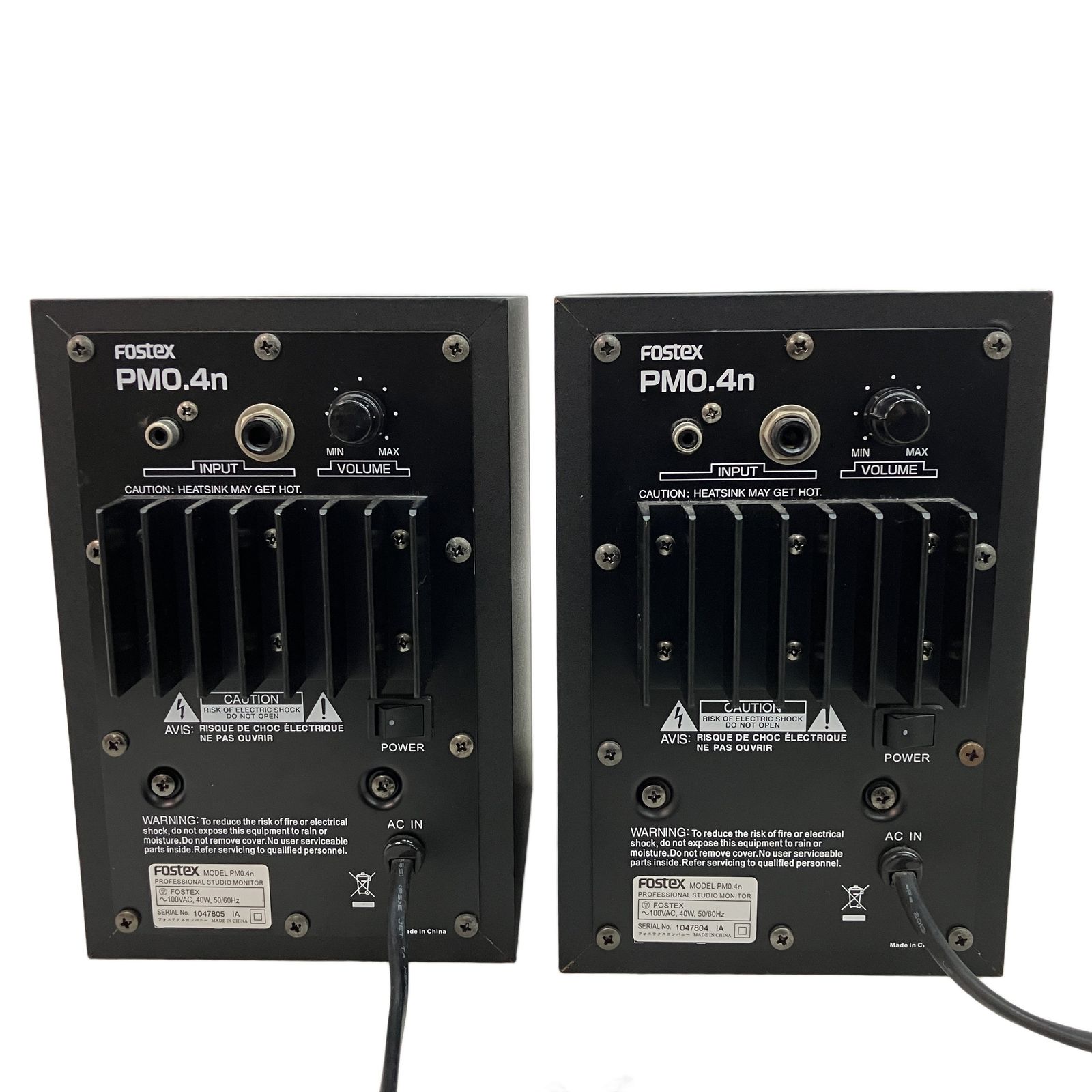 FOSTEX PM0. 4n パワードモニター スピーカー ペア 音響機材
