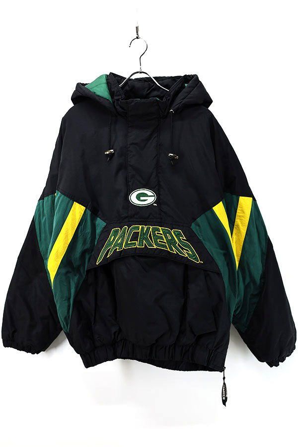 Used 90s STARTER NFL Green Bay Packers Padded Nylon Pull Over
