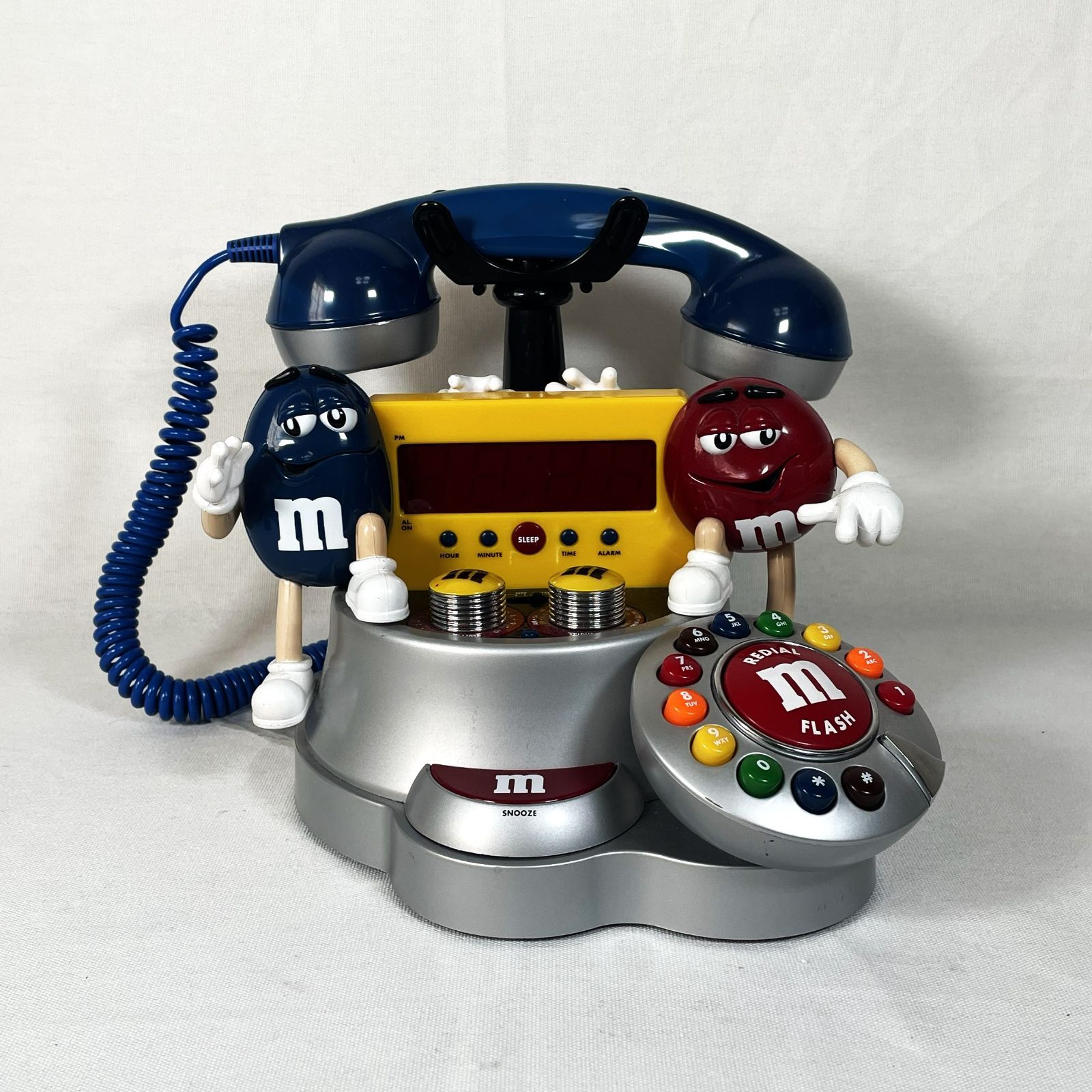 M&M Alarm Clock Radio & Phone エムアンドエムズ 時計 ラジオ 電話機