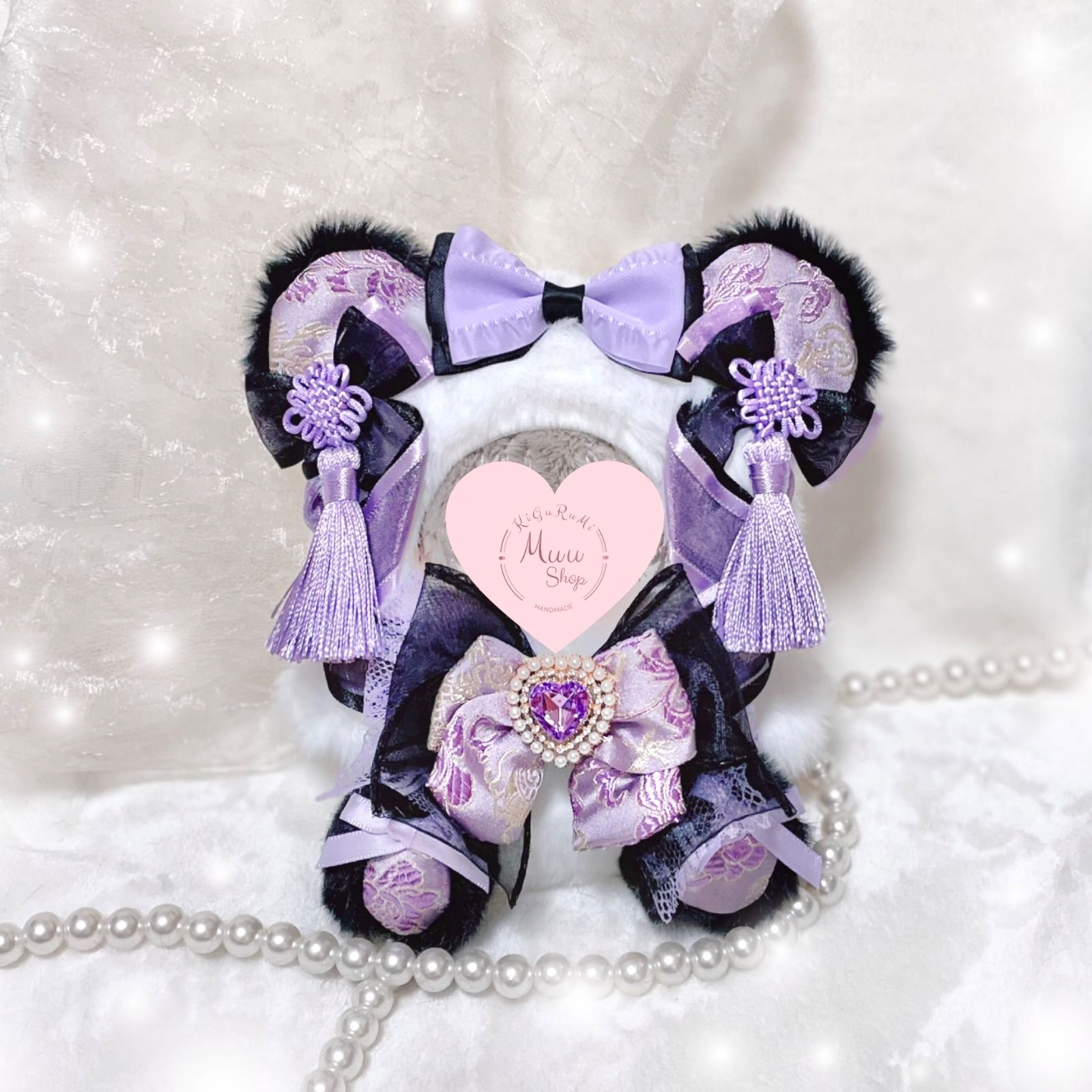 おすわり ぬい服 ちびぐるみ ⑩ おすわりぬい服 ぬいぐるみ服 紫 10㎝ぬいぐるみ 11〜15㎝ぬいぐるみ