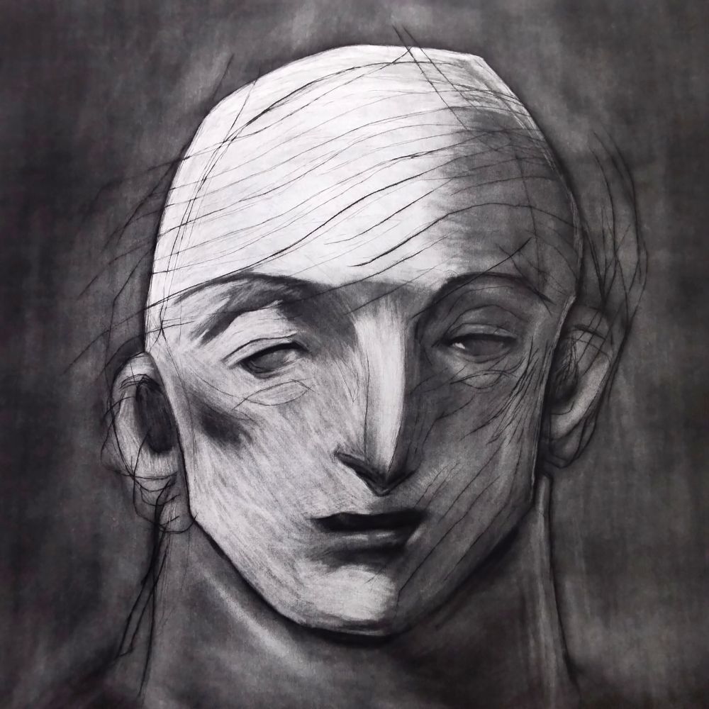 舟越桂 少年 銅版画 2017年 メゾチント ドライポイント 限定25部 直筆