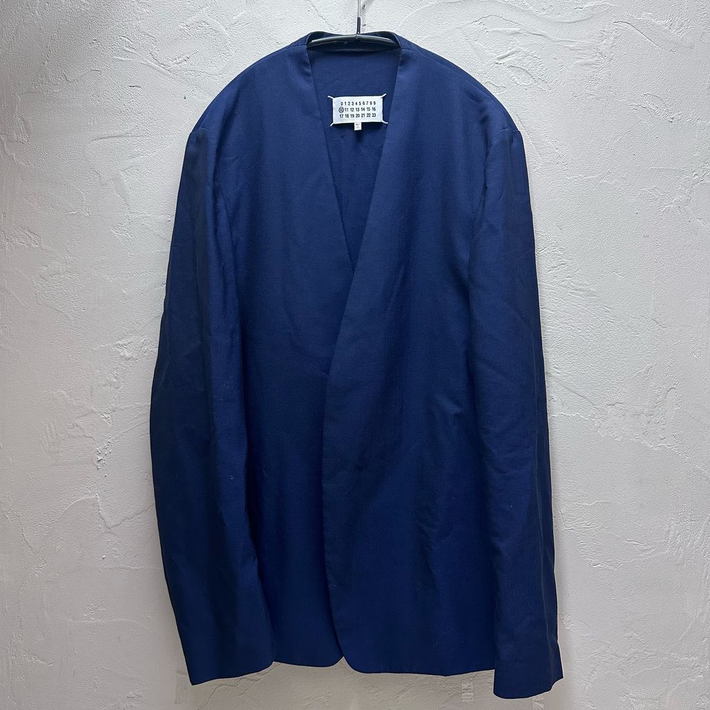 Maison Margiela メゾンマルジェラ 19SS WOOL NO-COLLAR JACKET ノー