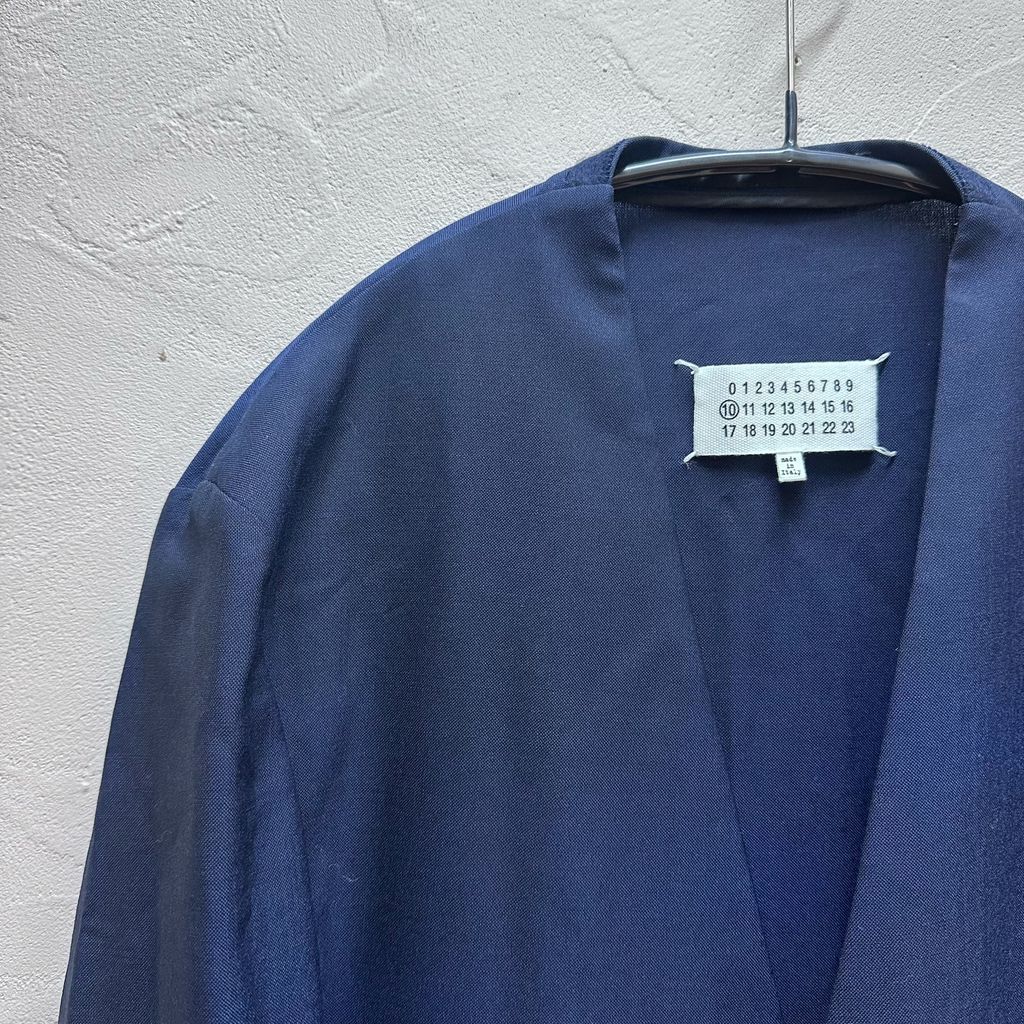 Maison Margiela メゾンマルジェラ 19SS WOOL NO-COLLAR JACKET ノー