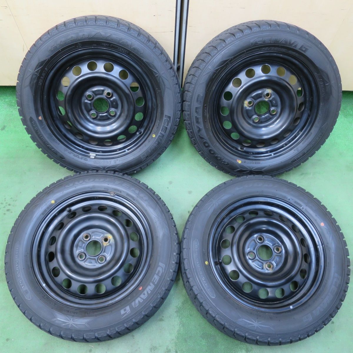 バリ溝！9分☆スタッドレス 175/65R15 グッドイヤー アイスナビ6