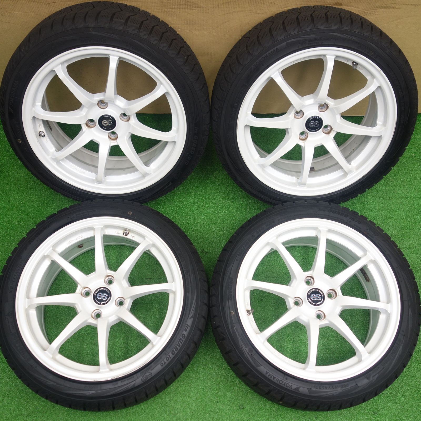 バリ溝！22年！9.5分☆アバルト 595 等 THREEHUNDRED CF-01 195/45R16 
