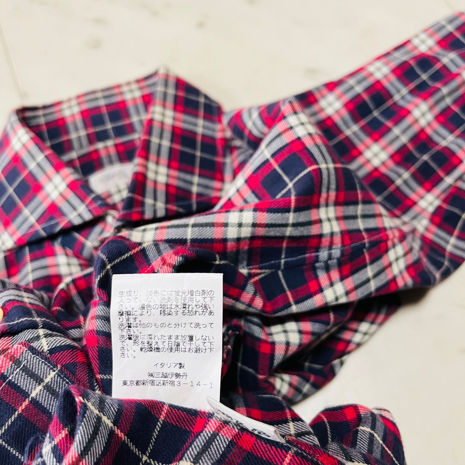 Salvatore piccolo サルヴァトーレピッコロ イタリア製 チェック柄