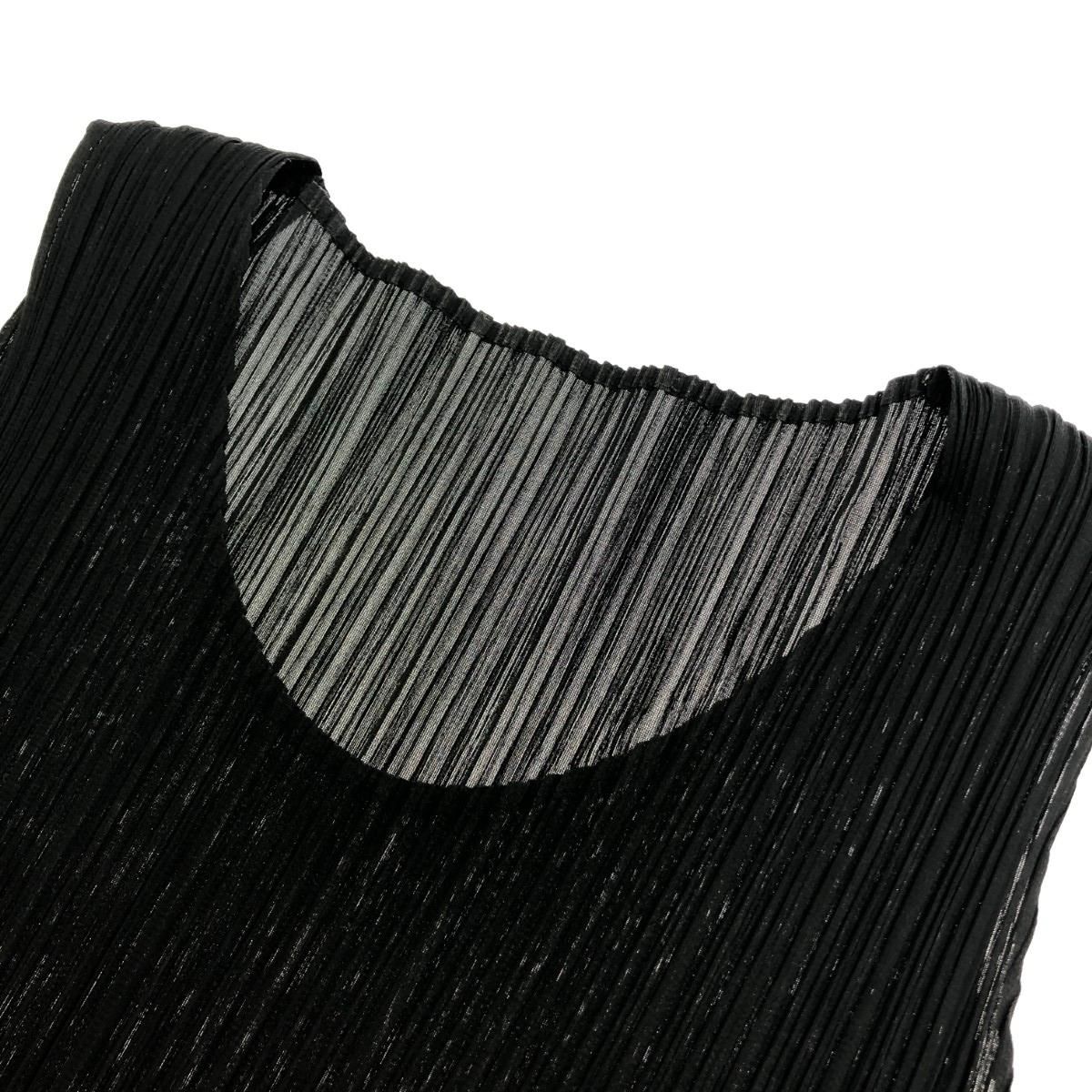 PLEATS PLEASE プリーツプリーズ ノースリーブチュニック サイズ:3