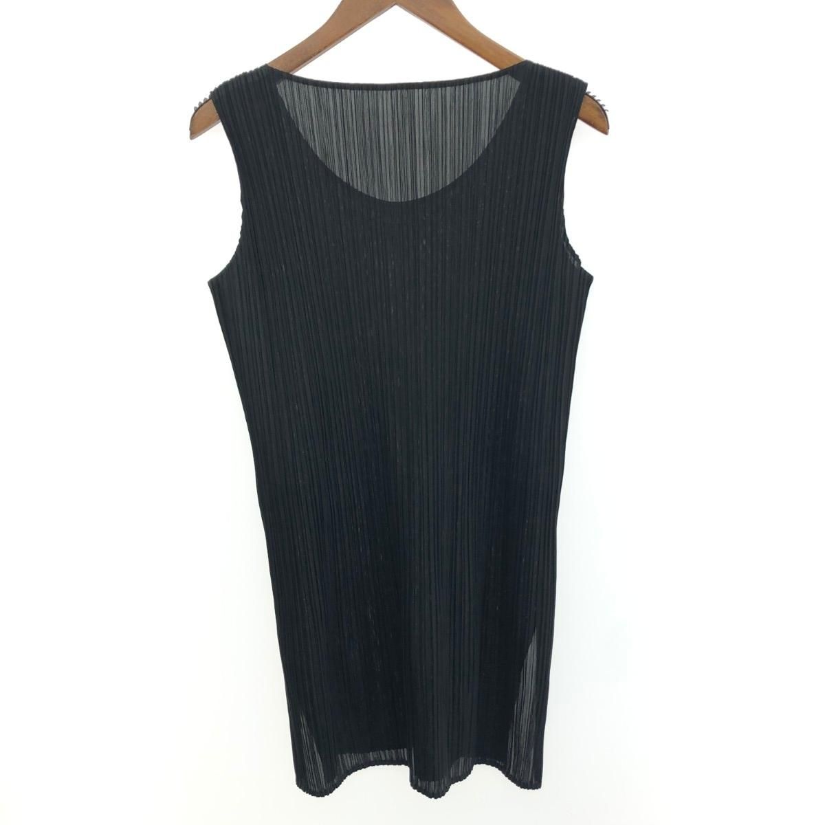 PLEATS PLEASE プリーツプリーズ ノースリーブチュニック サイズ:3