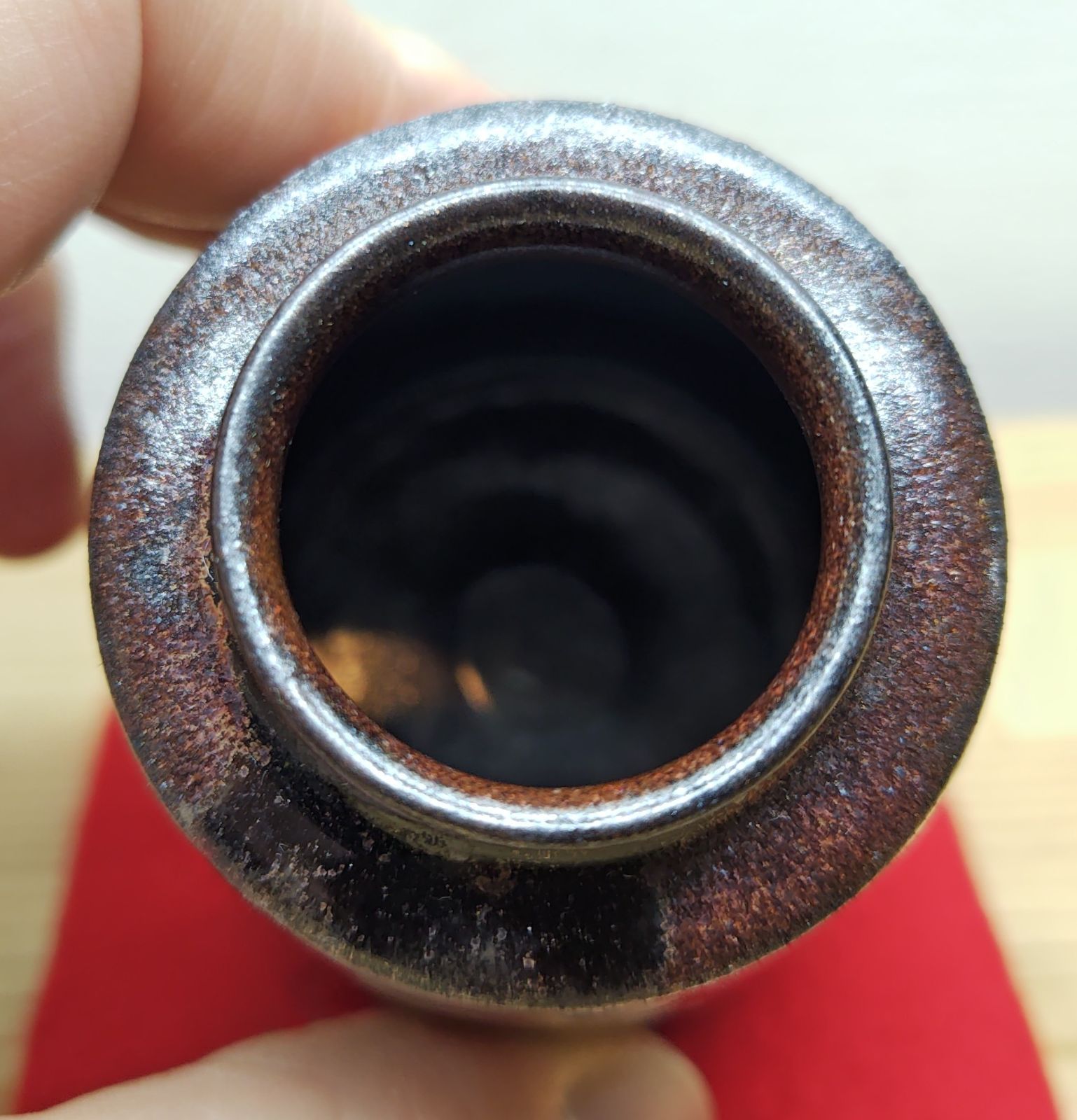 逢絢亭・中古品】茶道具 茶入 京焼 模 中興名物 廣澤写 伝統的な材料の