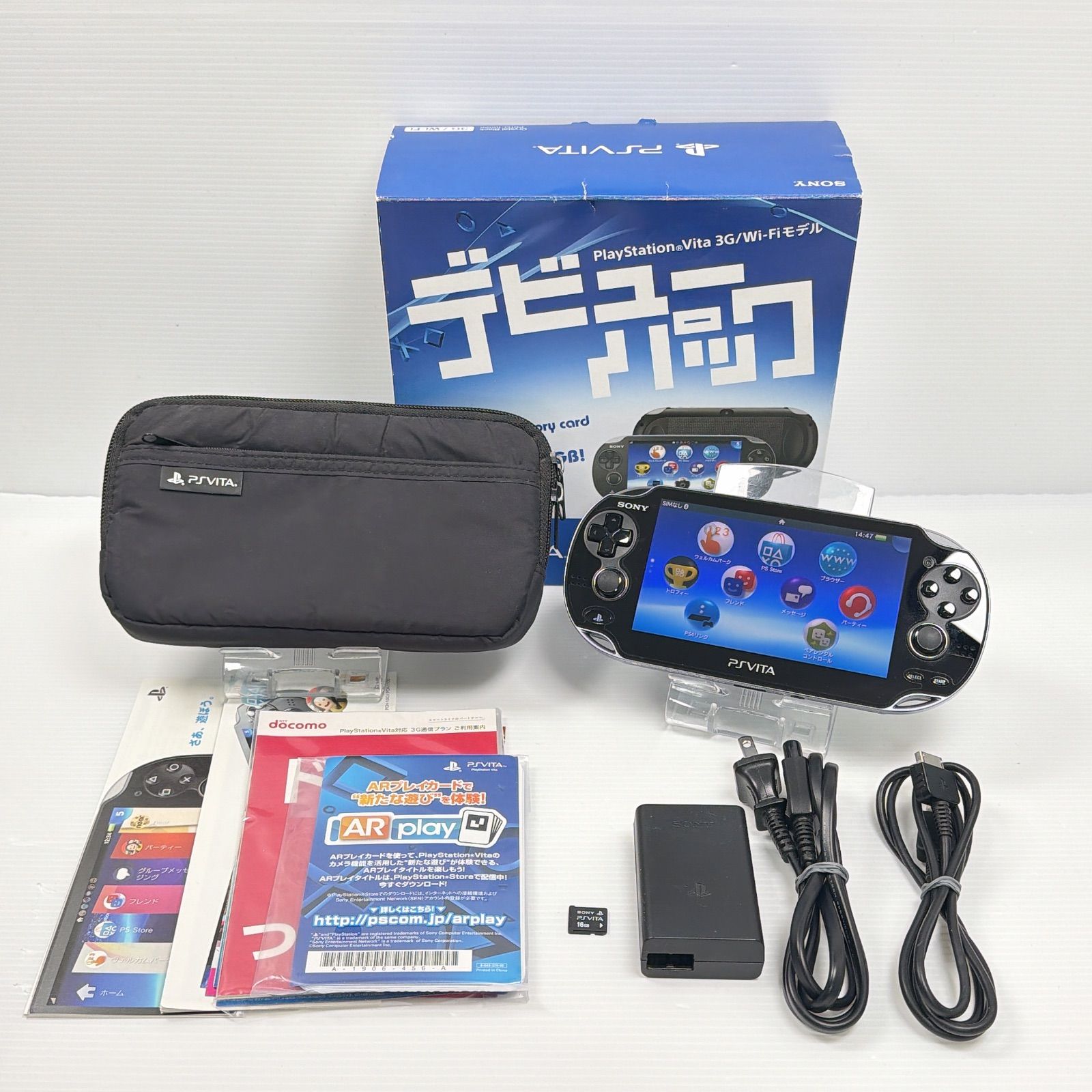 新品 希少 PSVITA 本体 ブラック 3G/Wi-Fiモデル SONY PlayStation