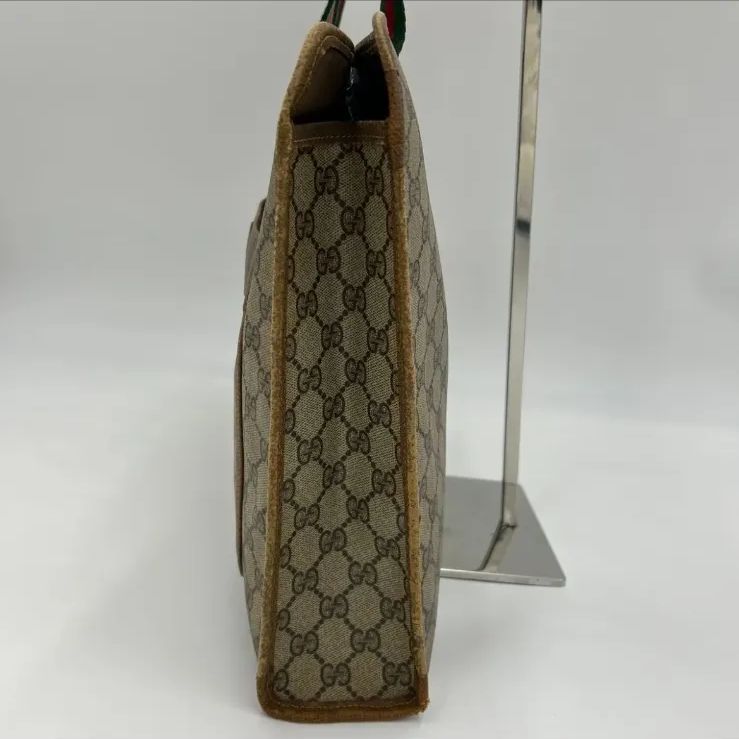 GUCCI トートバッグ シェリーライン グッチ オールドグッチ レザー GG