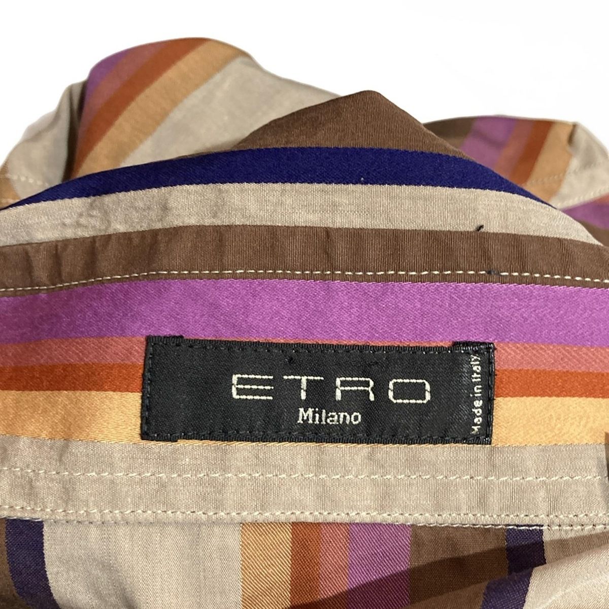 ETRO(エトロ) 長袖シャツブラウス サイズ40 M レディース - ベージュ