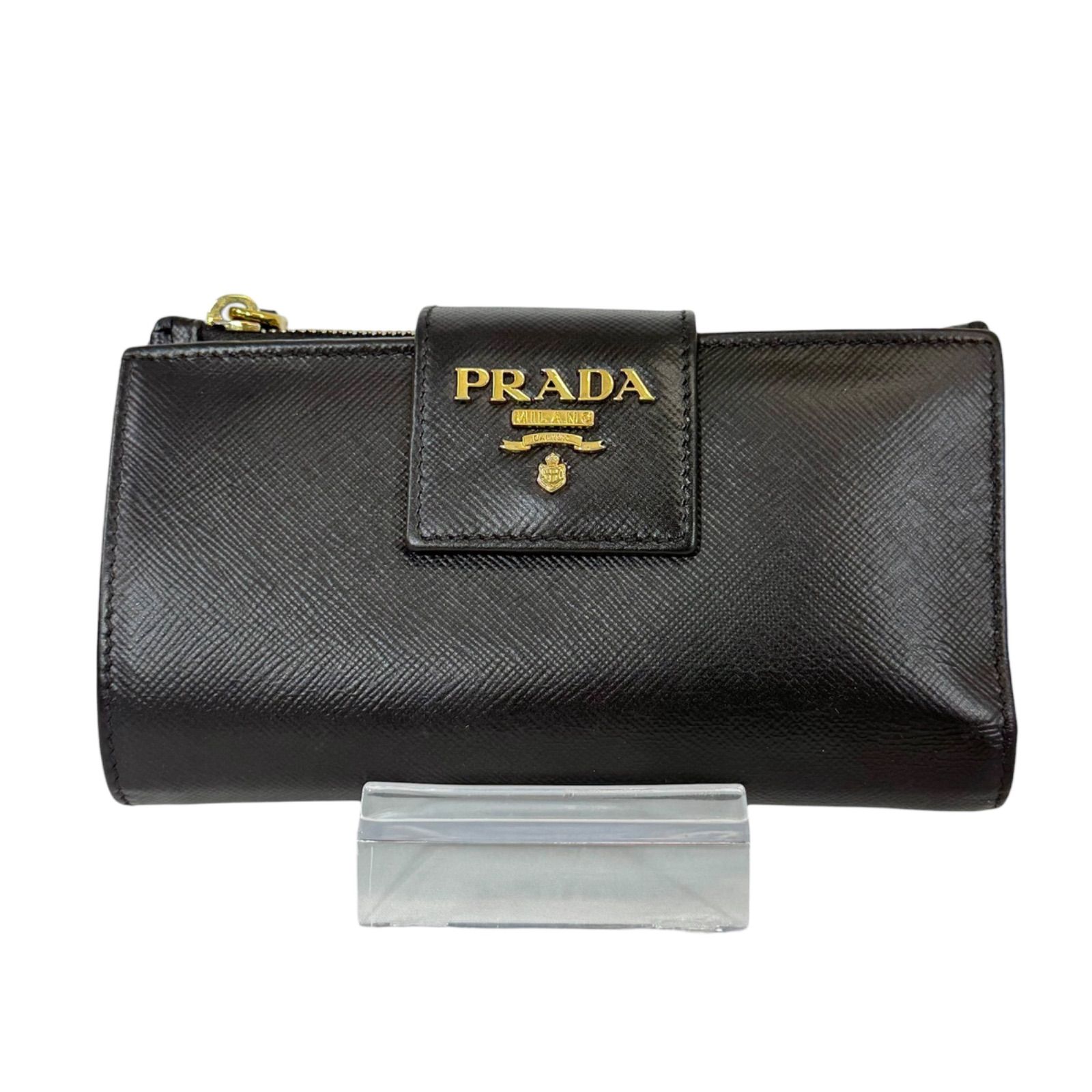 希少 大容量カード収納・近年モデル】PRADA プラダ サフィアーノ
