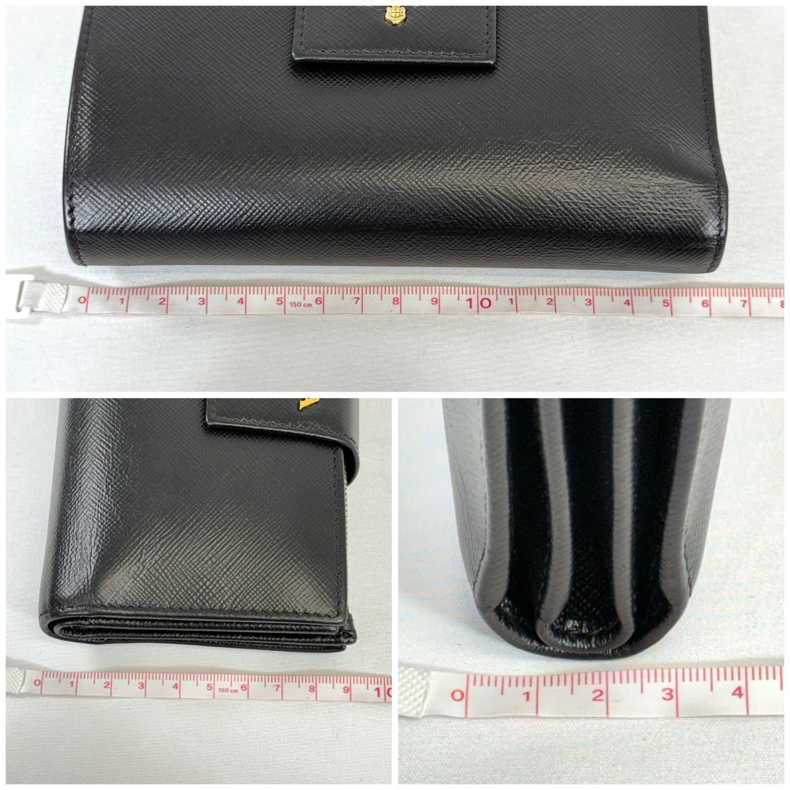 希少 大容量カード収納・近年モデル】PRADA プラダ サフィアーノ