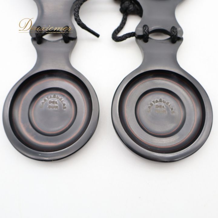 フラメンコ パリージョ カスタネット ブラック系 CASTANUELAS DEL SUR