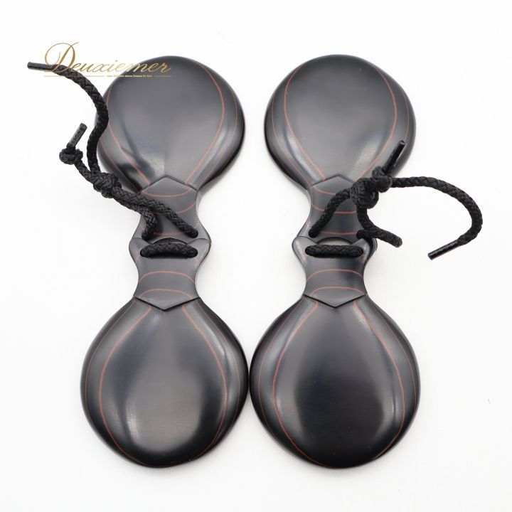 フラメンコ パリージョ カスタネット ブラック系 CASTANUELAS DEL SUR