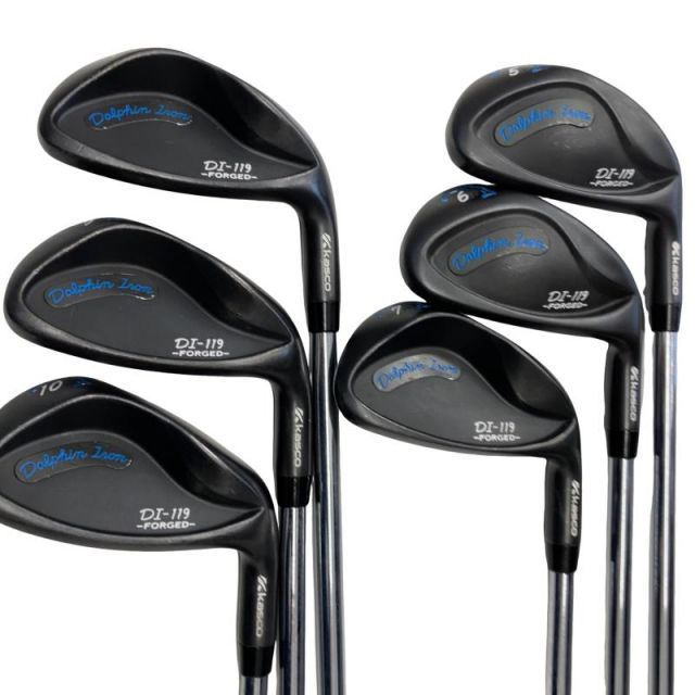 中古】 キャスコ Dolphin Iron DI-119(ブラック) 6S アイアンセット IR