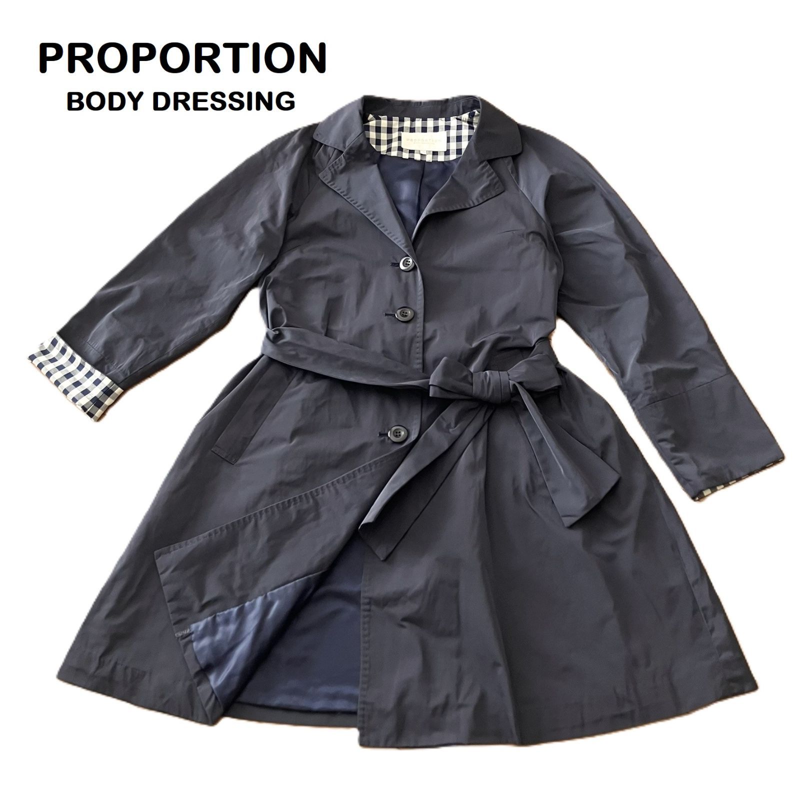プロポーションボディドレッシング　トレンチコートショート丈リボン PROPORTION BODY DRESSING/プロポーションボディドレッシング