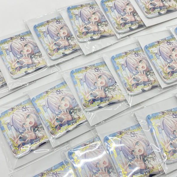 中古】24個セット）白上フブキ 夏の推し活フブちゃんフェア スクエア缶