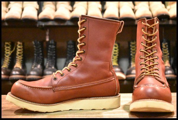 靴 REDWING 8.5D 良品 犬タグ 97年】レッドウィング 8877 ロング アイリッシュ