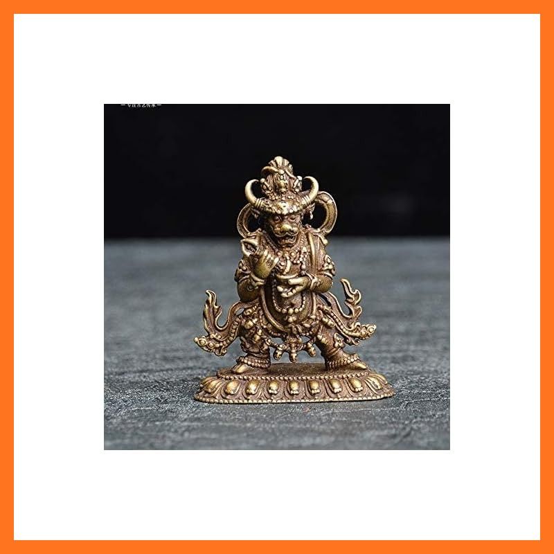 新品】 大威徳明王 仏像 フィギュア 十二支守り本尊 銅像 仏剣 祈る