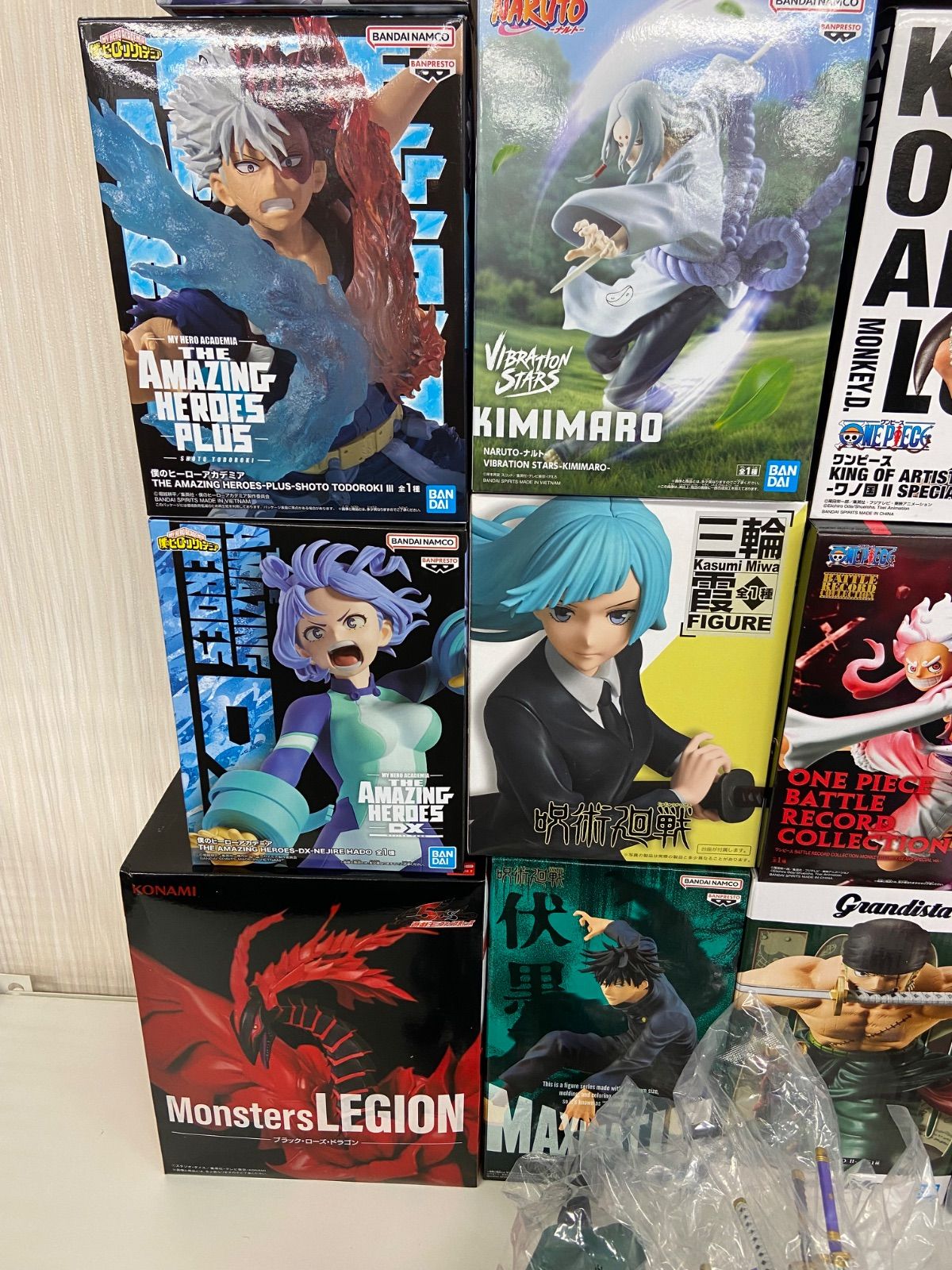 人気 プライズ フィギュア まとめ売り 初音ミク ナルト ヒロアカ など 19点 ジャンプ プライズ フィギュア まとめ 計21点 ワンピース 呪術廻戦