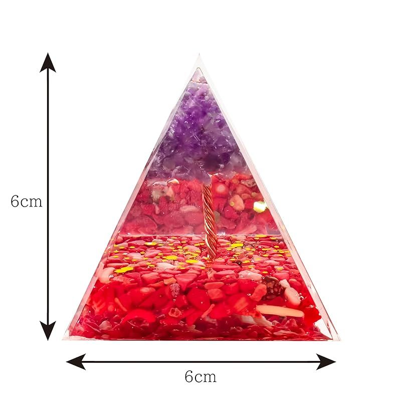 新品】 オルゴナイト クリスタル オルゴン ピラミッド ツリー 招財樹