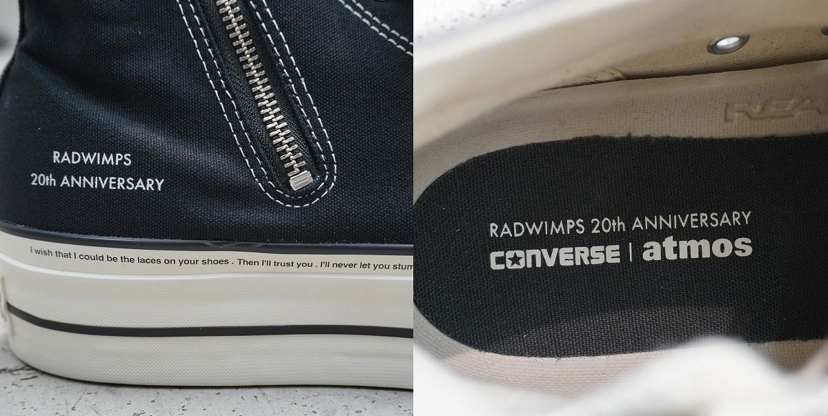 極美品 2025年 CONVERSE コンバース x atmos アトモス x RADWIMPS 