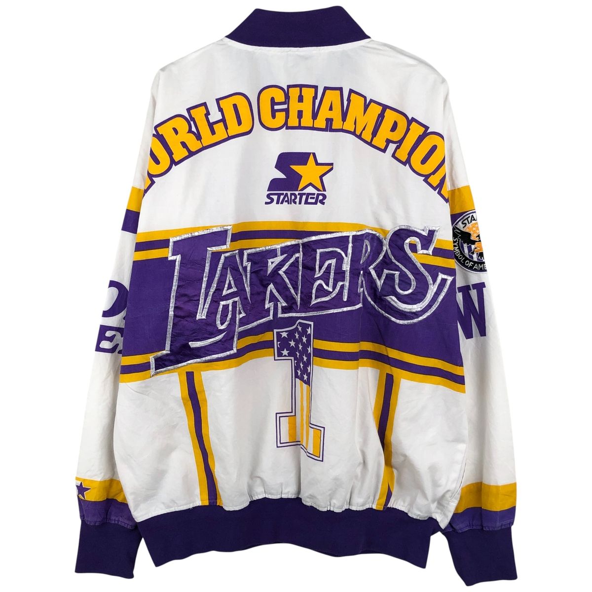 NBAロサンゼルス・レイカーズ 90s古着USA製ヴィンテージ 古着 90年代 スターター Starter NBA LOS ANGELES LAKERS ロサンゼルス