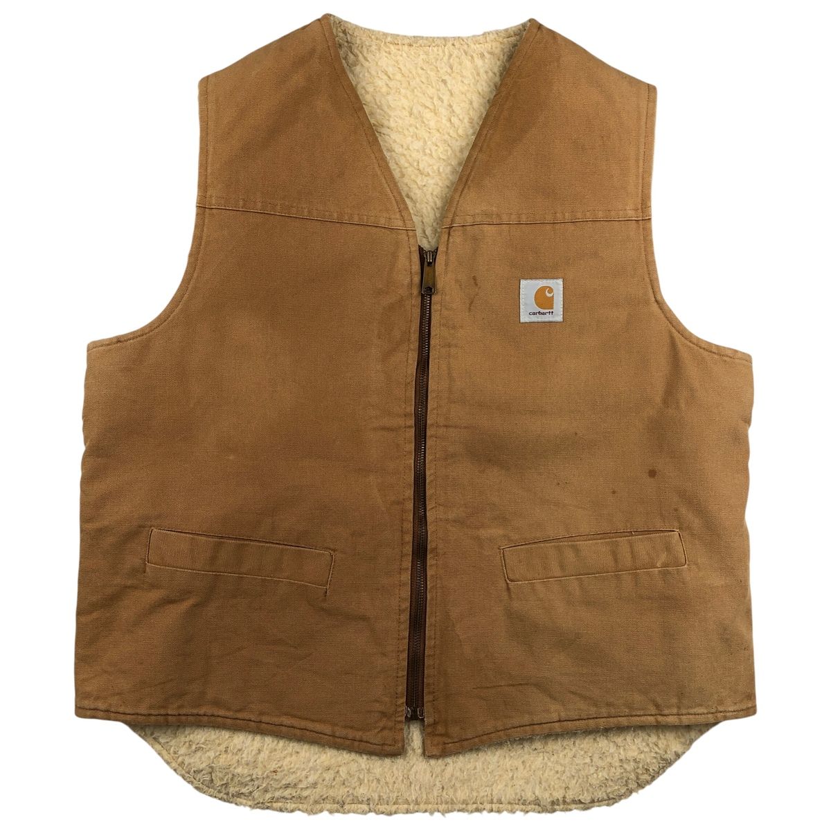 古着 80~90年代 カーハート Carhartt ダックベスト メンズXL相当