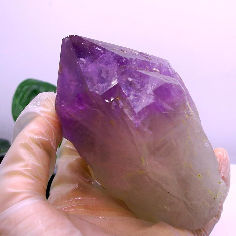 新品】 [TANAKA・YA] アメジスト 天然石 水晶ポイント 六角柱 厳選 上