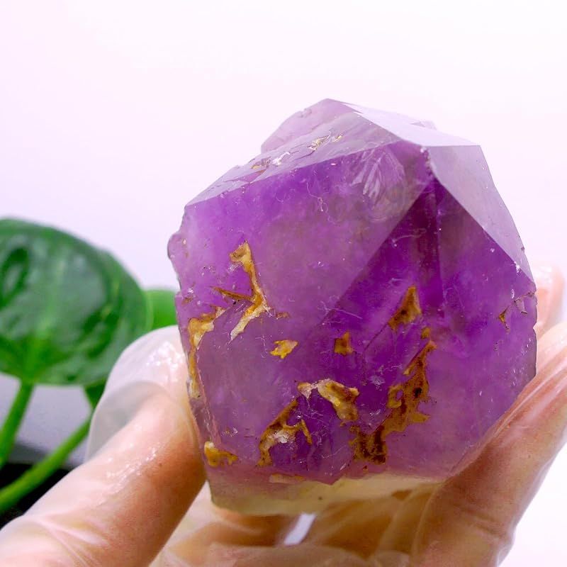 新品】 [TANAKA・YA] アメジスト 天然石 水晶ポイント 六角柱 厳選 上