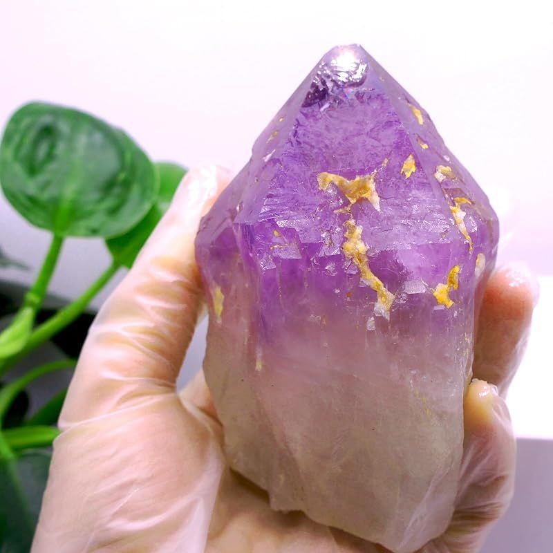 新品】 [TANAKA・YA] アメジスト 天然石 水晶ポイント 六角柱 厳選 上