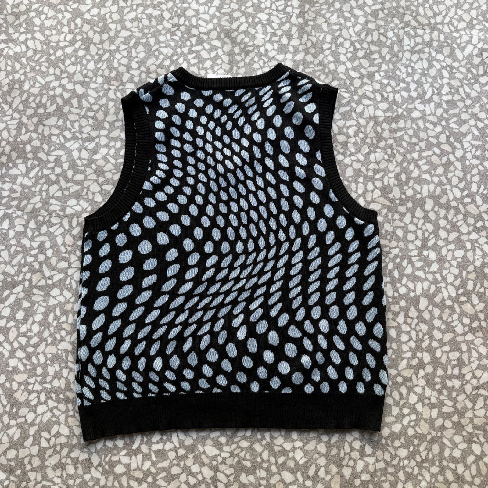 BoTT / dot pattern knit vest ボット ドットパターン ニットベスト 