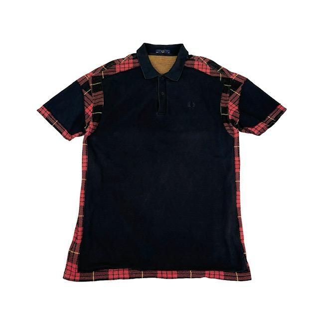 古着 フレッドペリー FRED PERRY 半袖 ポロシャツ タータンチェック